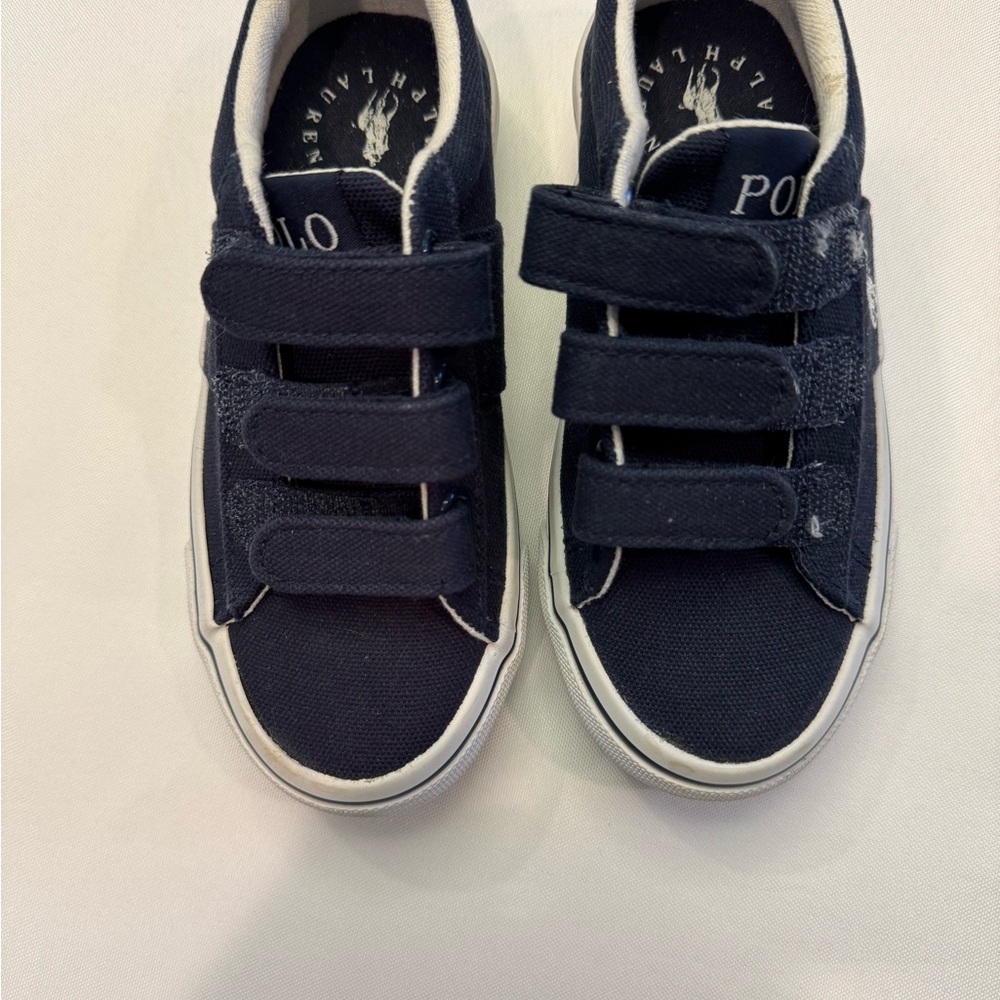 Polo Navy Blue Velcro Sneakers